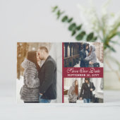 Amsterdam Canal Houses Dutch Save the Date Card Einladung (Stehend Vorderseite)