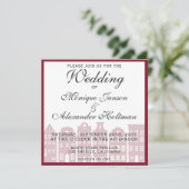 Amsterdam Canal Houses Dutch Wedding Einladung (Stehend Vorderseite)