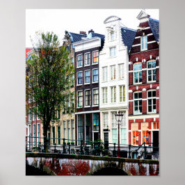 Amsterdam Canal Houses Foto Poster