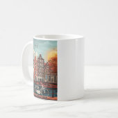 Amsterdam Canal Houses Kaffeetasse (Vorderseite Links)