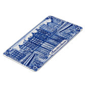 Amsterdam canal houses magnet (Linke Seite)