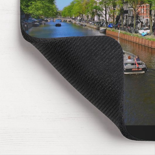 Amsterdam Canal Mousepad (Ecke)