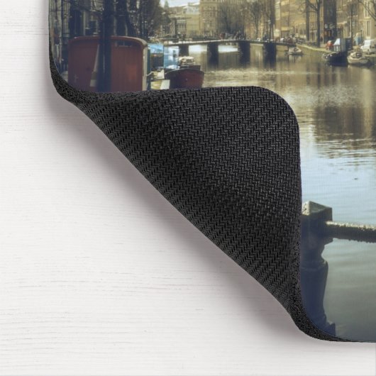 Amsterdam Canal Mousepad (Ecke)