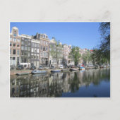 Amsterdam Canal Postcard Postkarte (Vorderseite)