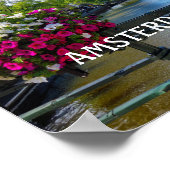 Amsterdam Canal Poster (Ecke)