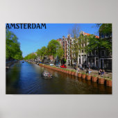 Amsterdam Canal Poster (Vorne)