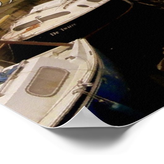 Amsterdam Canal Poster (Ecke)