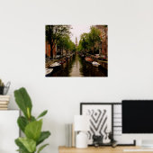 Amsterdam Canal Poster (Heimbüro)