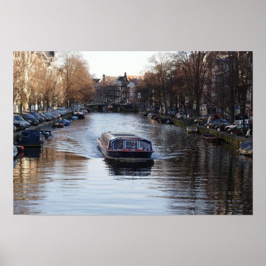 Amsterdam Canal Poster (Vorne)