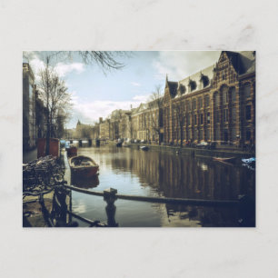 Amsterdam Canal Postkarte