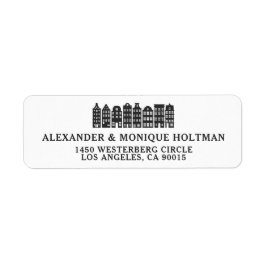 Amsterdam Canal Row Houses Holländische Rücksendea