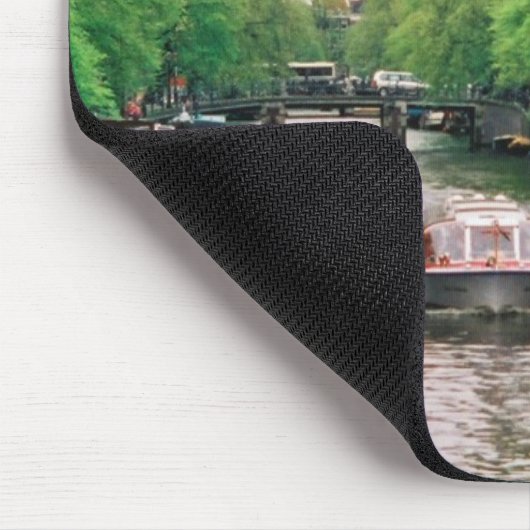 Amsterdam Canalboat Mousepad (Ecke)