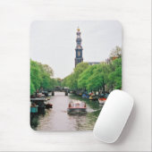 Amsterdam Canalboat Mousepad (Mit Mouse)