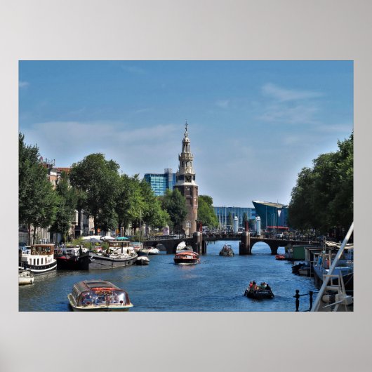 Amsterdam Canals Poster (Vorne)