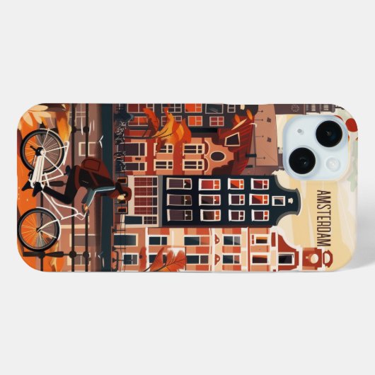 Amsterdam Case-Mate iPhone Hülle (Rückseite (Horizontal))