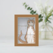 Amsterdam Cat Postcard Postkarte (Stehend Vorderseite)