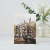 Amsterdam Centrum Canal Postkarte (Stehend Vorderseite)