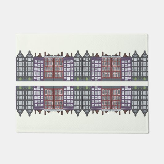 Amsterdam City Art Architecture Illustration Fußmatte (Vorderseite)