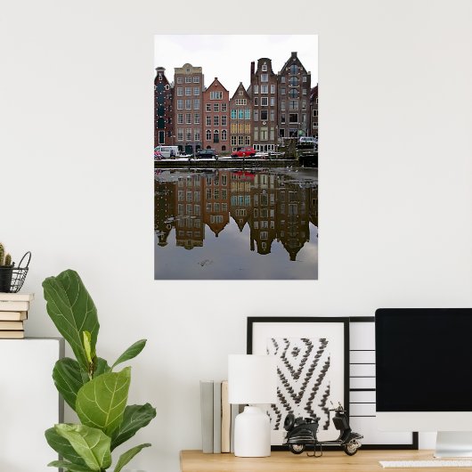 Amsterdam City Poster (Heimbüro)