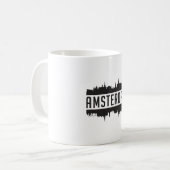 Amsterdam City Skyline Cityscape Kaffeetasse (Vorderseite Links)
