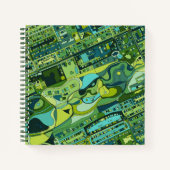 Amsterdam City Structure Map Notizblock (Vorderseite)