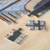 Amsterdam City View - Alte Gebäude, Fluss, Boote Puzzle (Seite)