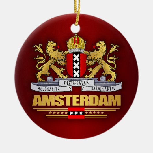 Amsterdam COA Keramik Ornament (Vorne)
