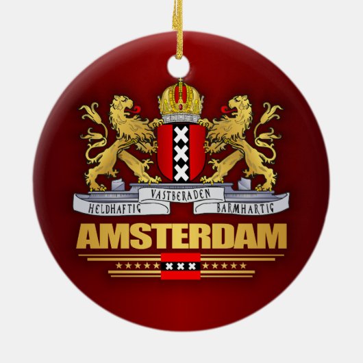 Amsterdam COA Keramik Ornament (Hinten)