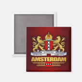Amsterdam COA Magnet (Vorderseite/Rückseite)