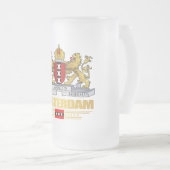 Amsterdam COA Mattglas Bierglas (VorderseiteRechts)