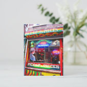 Amsterdam Coffee Shop Postkarte (Stehend Vorderseite)