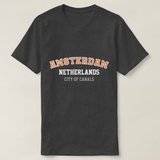 Amsterdam Dark Style T-Shirt (Design vorne)