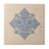 Amsterdam Design Blue Beige Fliese (Vorderseite)