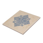 Amsterdam Design Blue Beige Fliese (Seite)