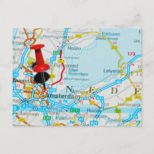 Amsterdam, die Niederlande Postkarte