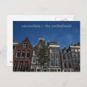 Amsterdam - die Niederlande Postkarte (Vorne/Hinten)