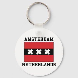 Amsterdam die Niederlande Schlüsselanhänger