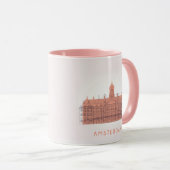 Amsterdam, die Niederlande | Skyline der Tasse (VorderseiteRechts)