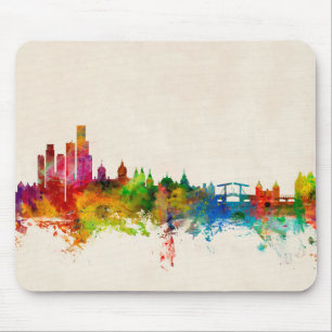 Amsterdam die niederländischen Skyline Mousepad