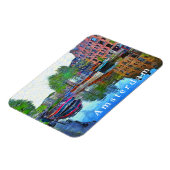 Amsterdam. Ein ruhiger Hafen. Magnet (Linke Seite)