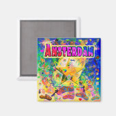 Amsterdam Epoch Hour Magnet (Vorderseite/Rückseite)