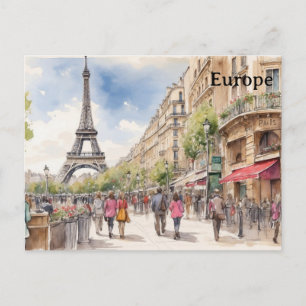 Amsterdam Europa Vintage Reise Tourismus Hinzufüge Postkarte