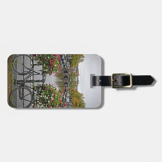 Amsterdam - Fahrrad - Gepäckträger Gepäckanhänger (Vorderseite horizontal)