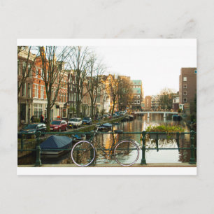 Amsterdam Fahrrad Postkarte