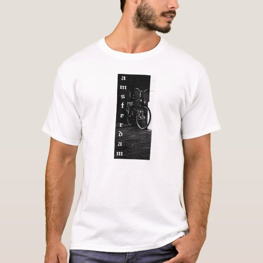 Amsterdam-Fahrrad T-Shirt (Vorderseite)