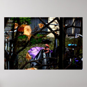 Amsterdam-Fahrräder Poster