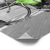 Amsterdam Fahrräder Poster (Ecke)