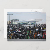 Amsterdam - Fahrräder Postkarte (Vorne/Hinten)