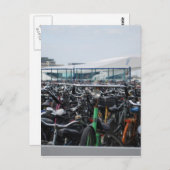 Amsterdam - Fahrräder Postkarte (Vorne/Hinten)