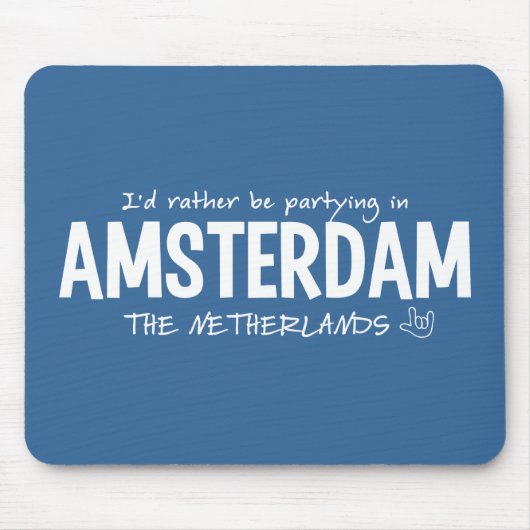AMSTERDAM-Farbmousepad Mousepad (Vorne)